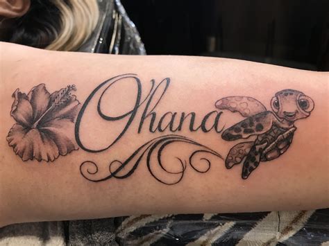 ohana tattoo|ohana means family tattoo.